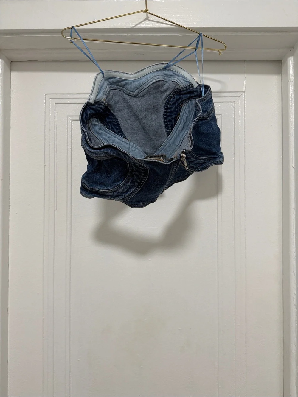 So much love denim short set.